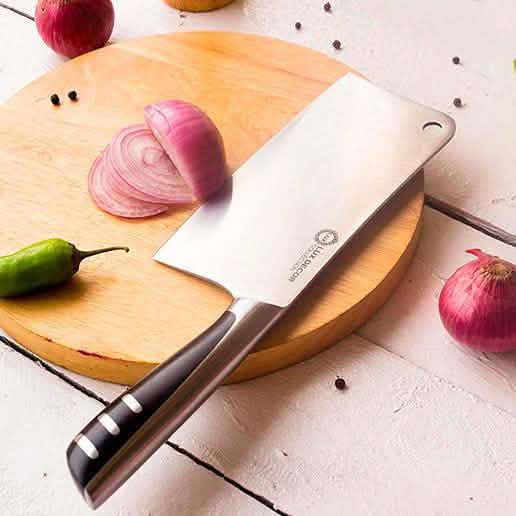 2-Pack: 7" High Carbon Stainless Steel Cleavers