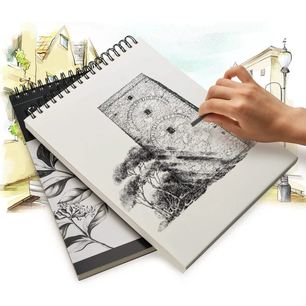 2-Pack: 9X12" 100 Sheets Spiral Sketch Pad