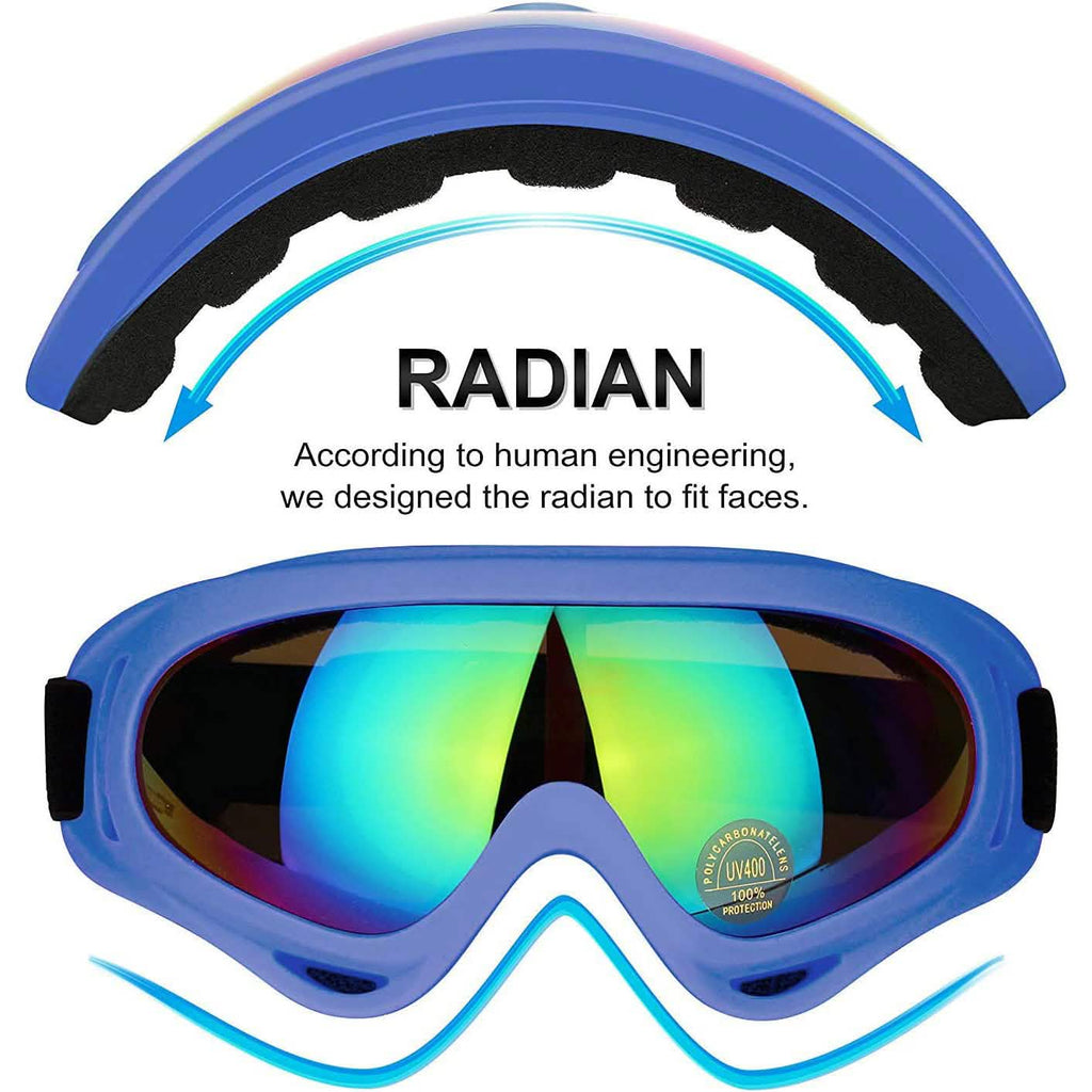 2-Pack: Anti-Scratch Dustproof Sports Goggles