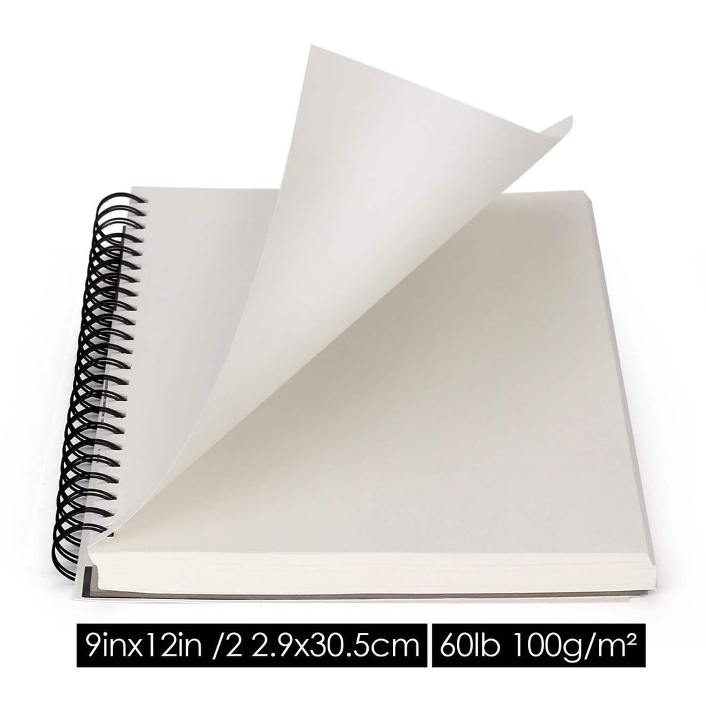 2-Pack: Art SketchBook 100 Pages for Writers Illustrators
