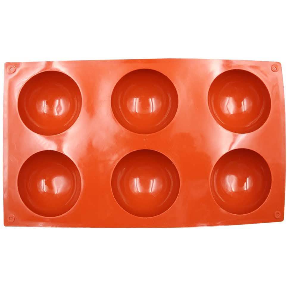2-Pack: Baker Depot 6-Hole Silicone Mold