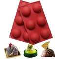 2-Pack: Baker Depot 6-Hole Silicone Mold