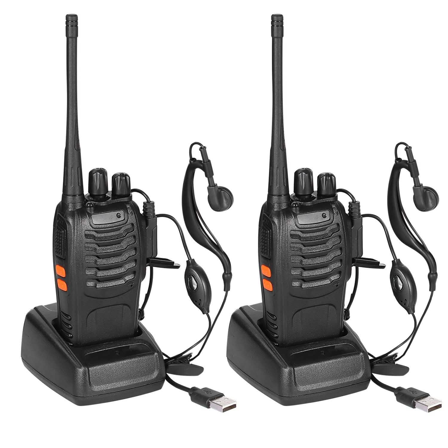 2-Pack: Baofeng BF-888S Walkie Talkies Two Way Radio