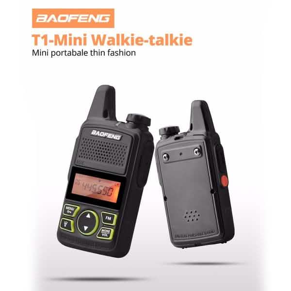 2-Pack: Baofeng T1 Walkie Talkie