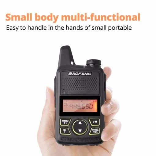 2-Pack: Baofeng T1 Walkie Talkie
