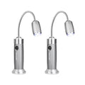 2-Pack: BBQ Grill LED Flashlight Goose Neck Outdoor Lamp