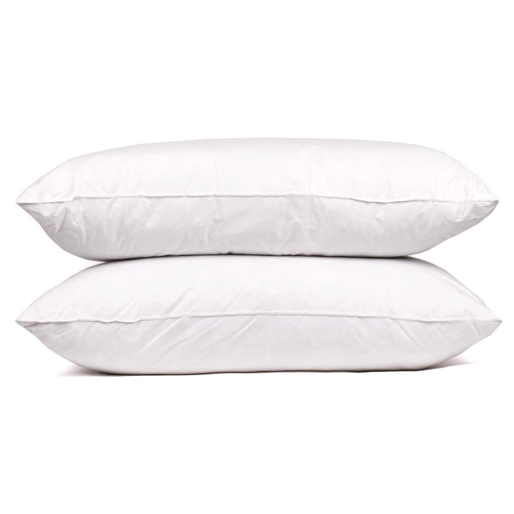 2-Pack: Beauty Sleep 100% Cotton-Covered Duck Feather Pillows