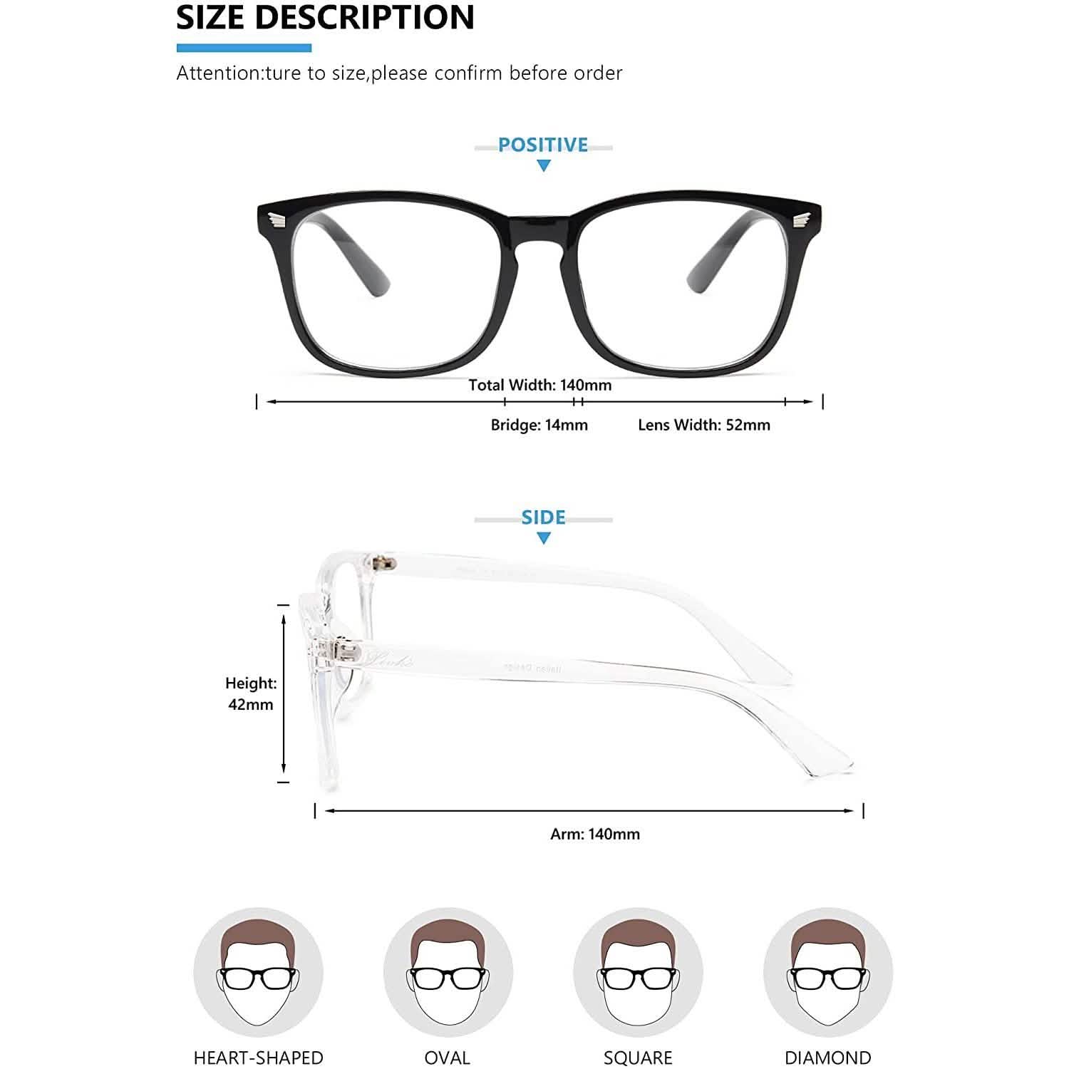 2-Pack: Blue Light Blocking Glasses