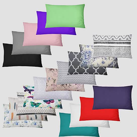 2-Pack: Breathable Lightweight Microfiber Standard Pillow Covers