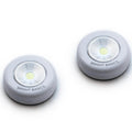 2-Pack: Bright Basics Ultra Thin Wireless LED Puck Lights