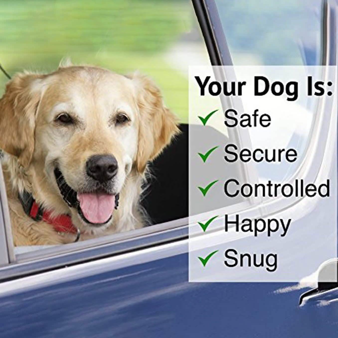 2-Pack: Bwogue Dog and Cat Safety Seat Belt