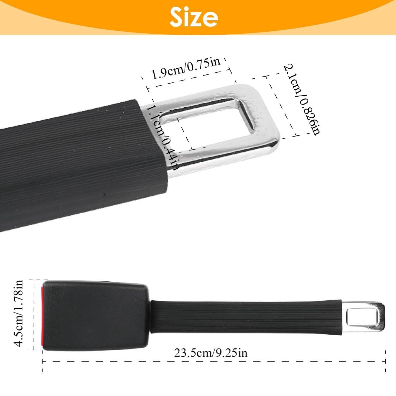 2-Pack: Car Seat Belt Extender