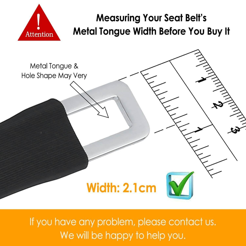 2-Pack: Car Seat Belt Extender
