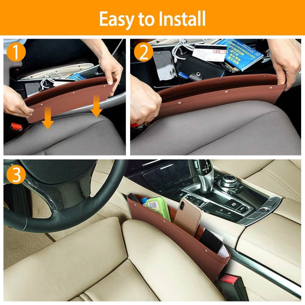 2-Pack: Car Seat Gap Pocket