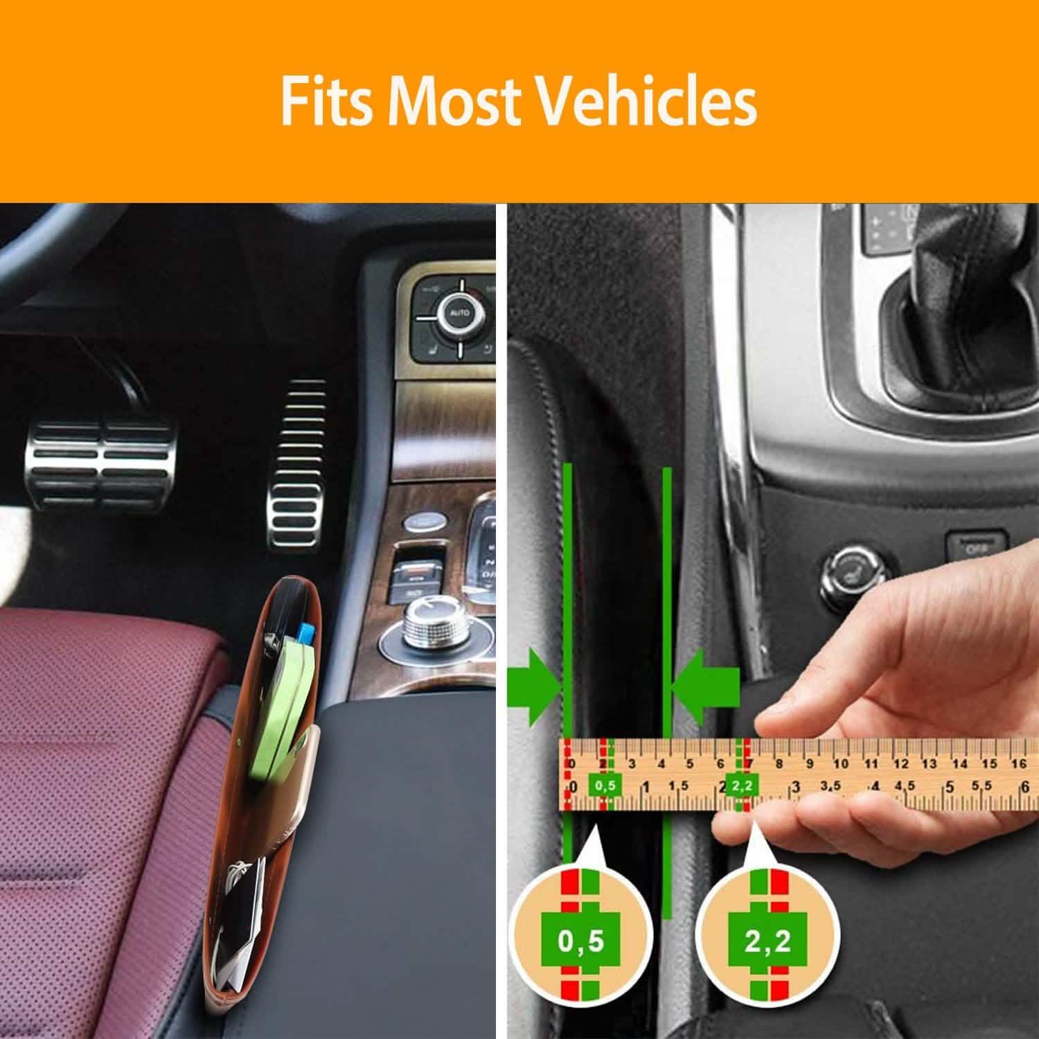 2-Pack: Car Seat Gap Pocket