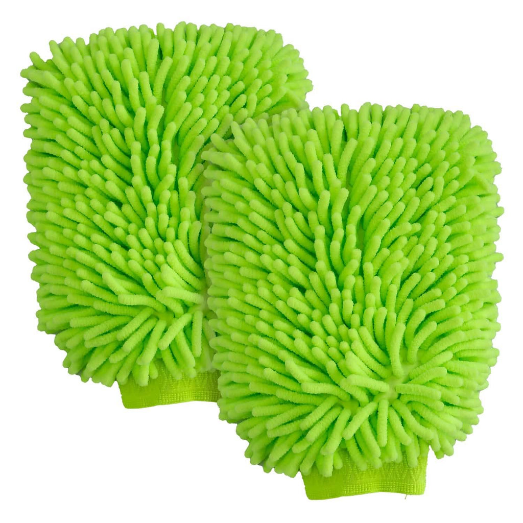 2-Pack: Car Wash Mitt Car Washing Gloves