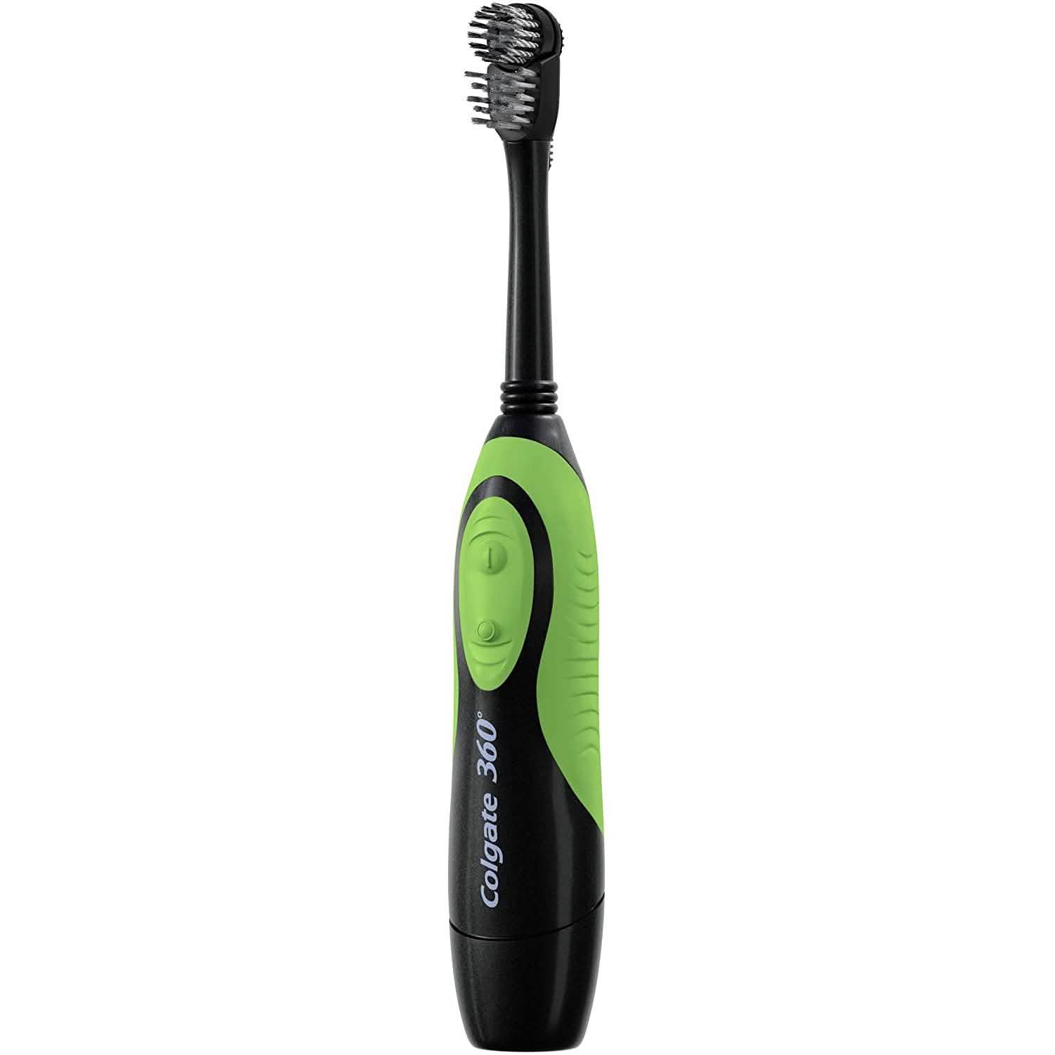 2-Pack: Colgate 360 Battery Powered Charcoal Toothbrush