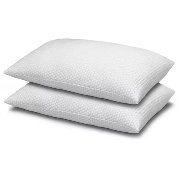2-Pack: Cool N' Comfort Gel Fiber Pillow with CoolMax Technology
