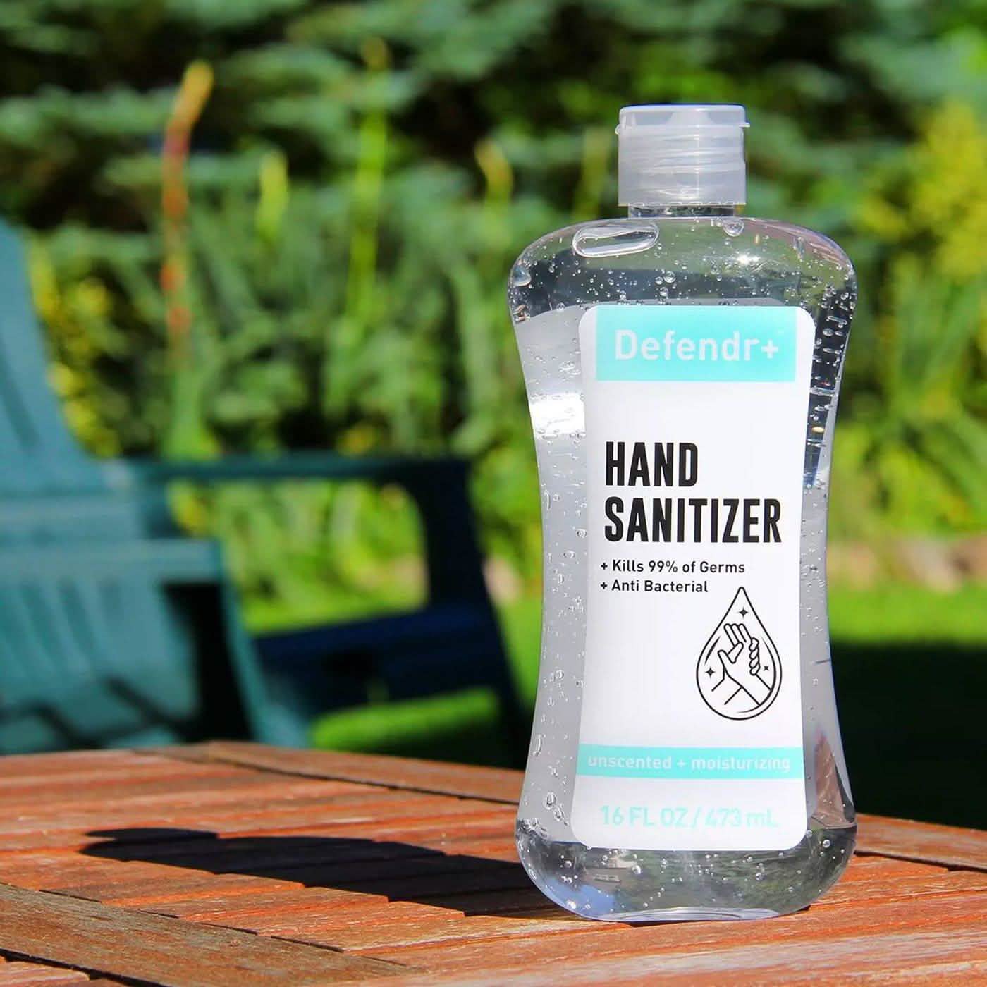 2-Pack: Defendr+ Anti-Bacterial Hand Sanitizer