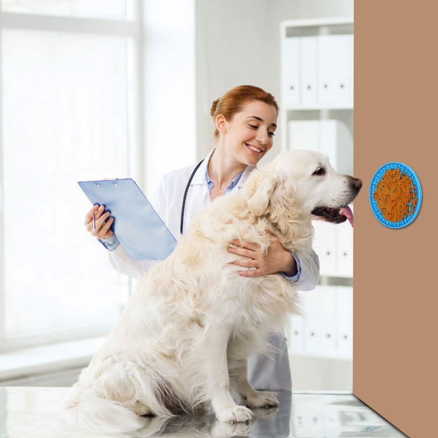 2-Pack: Dog Lick Pad Pet Shower Grooming Slow Feeder Distraction Mat