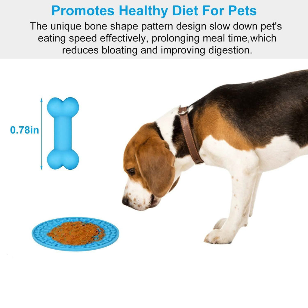 2-Pack: Dog Lick Pad Pet Shower Grooming Slow Feeder Distraction Mat