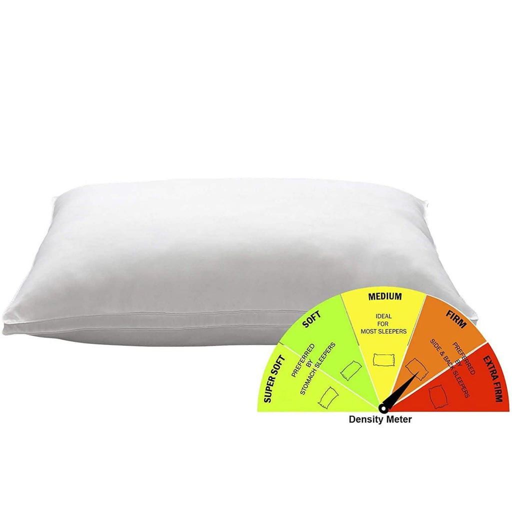 2-Pack: DownSupply Firm Gusseted Gel Fiber Pillows