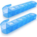 2-Pack: Extra Large Weekly Pill Organizer