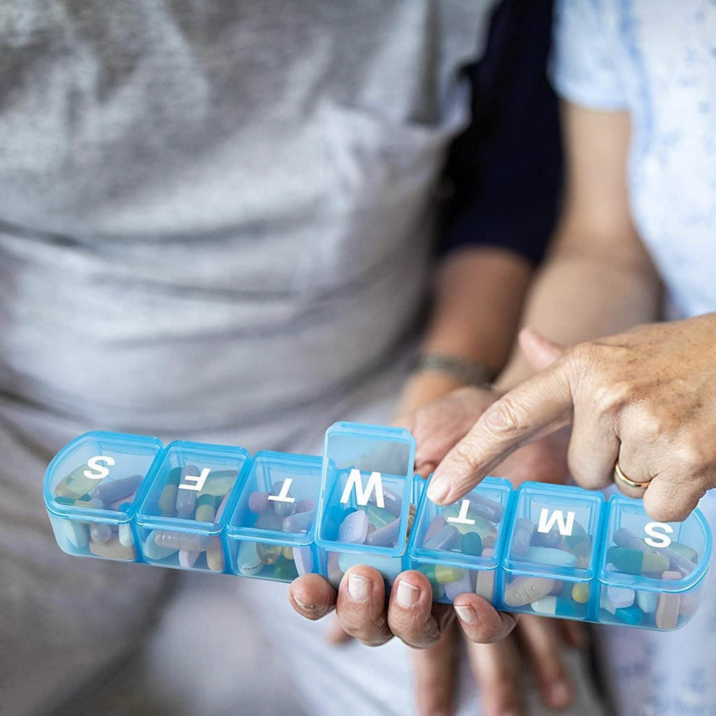 2-Pack: Extra Large Weekly Pill Organizer
