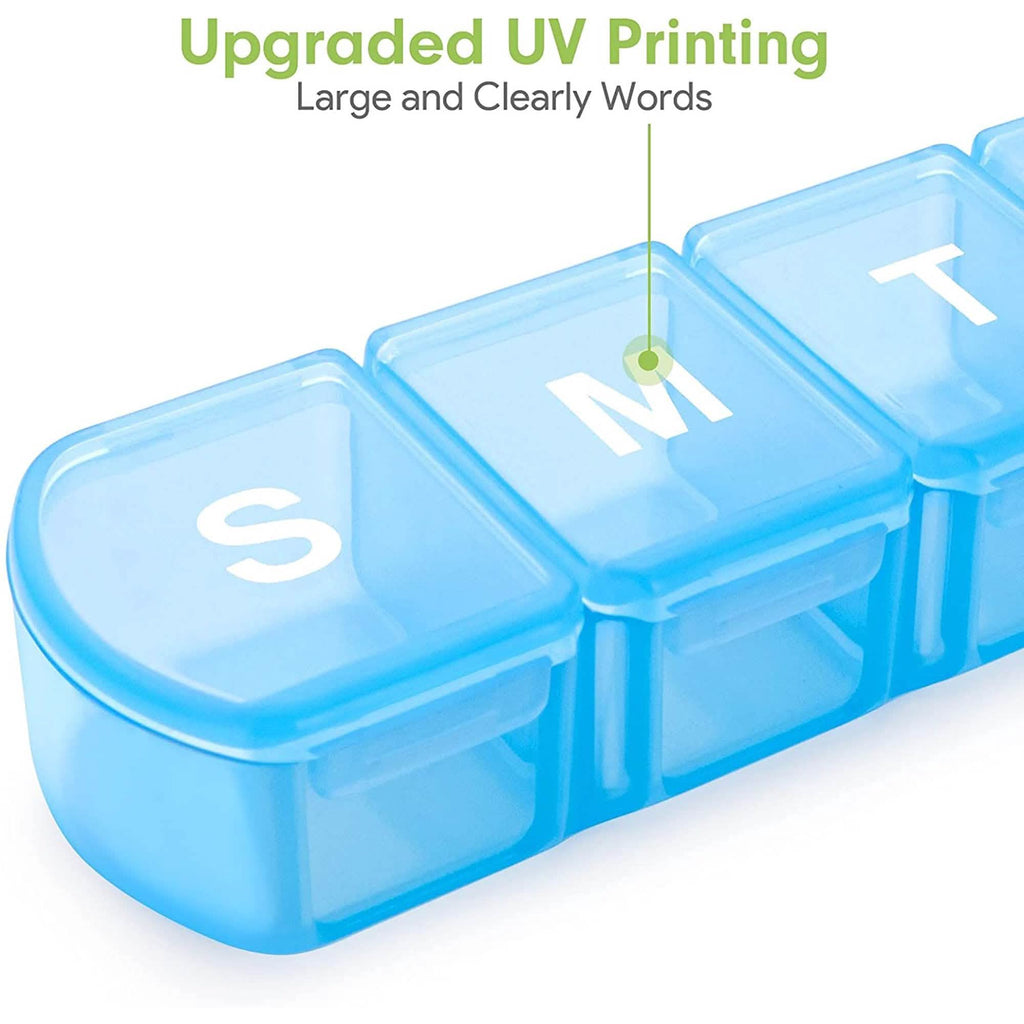 2-Pack: Extra Large Weekly Pill Organizer