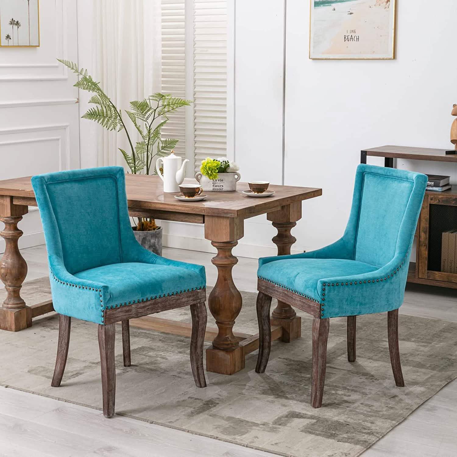 2-Pack: Fabric Upholstered Side Chairs Set