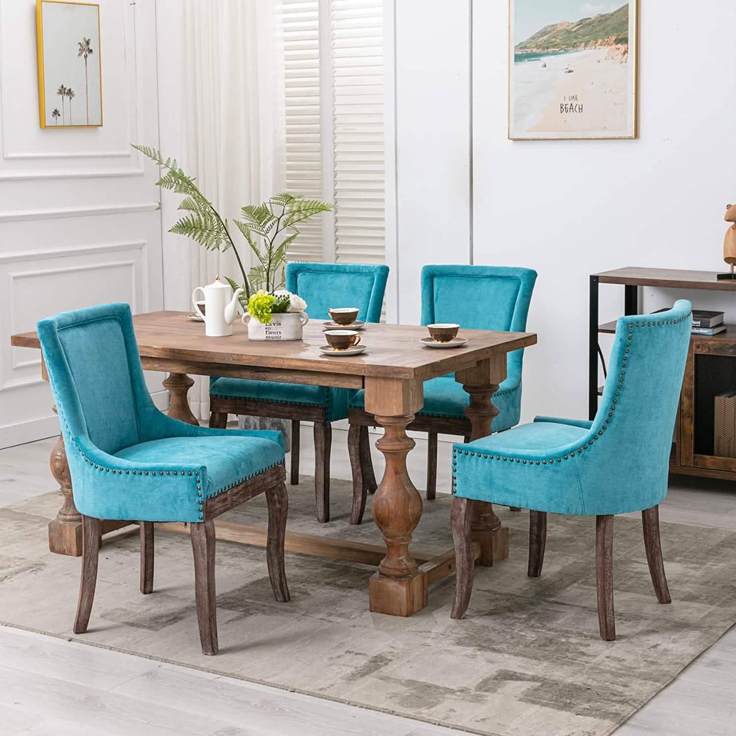 2-Pack: Fabric Upholstered Side Chairs Set