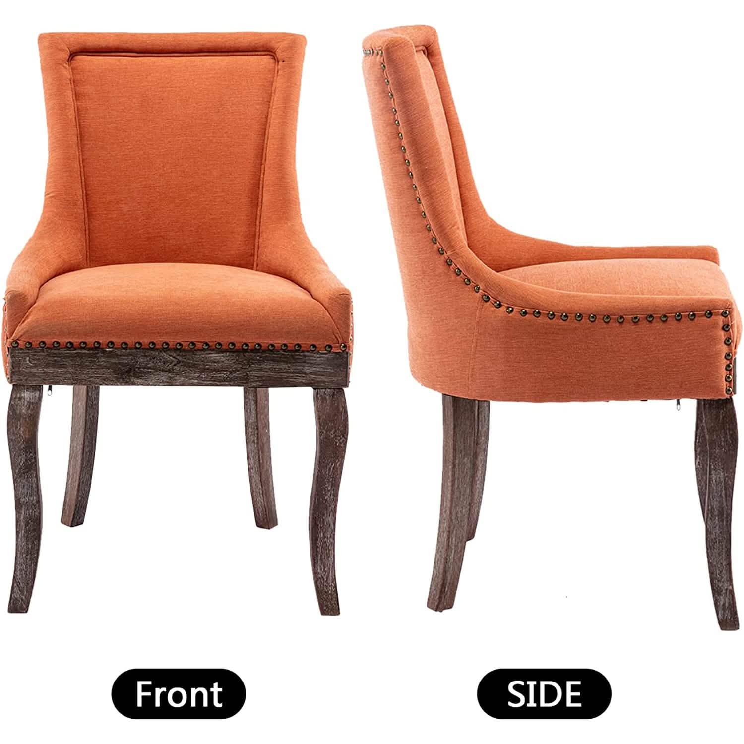 2-Pack: Fabric Upholstered Side Chairs Set