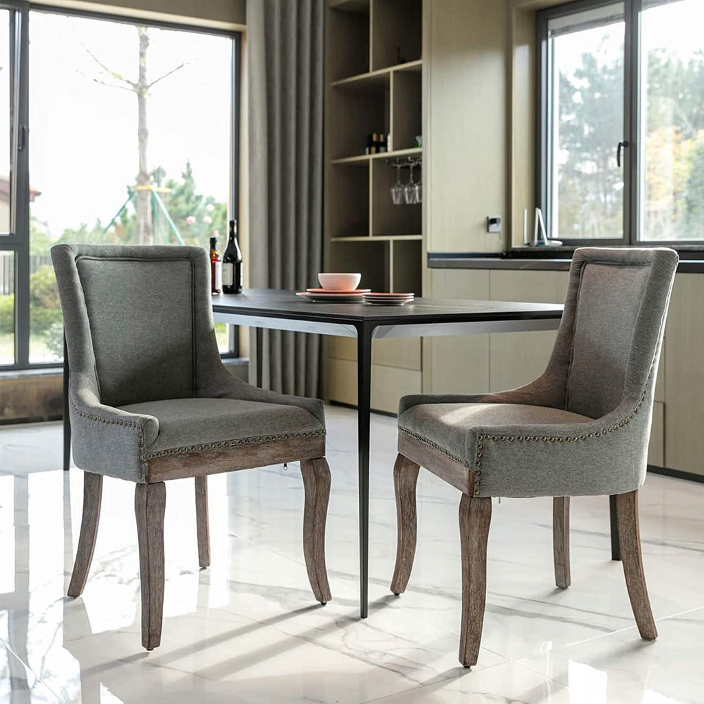 2-Pack: Fabric Upholstered Side Chairs Set