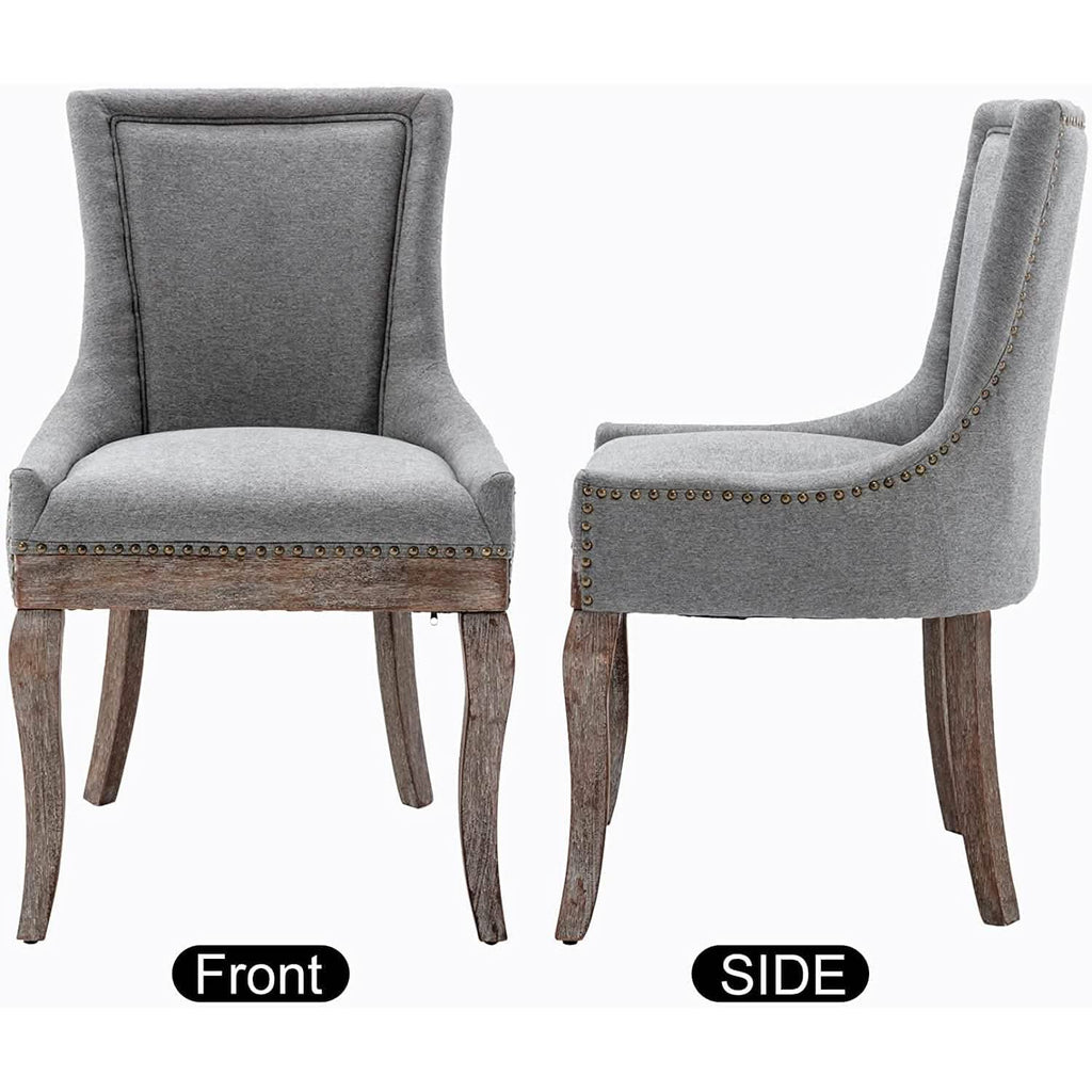 2-Pack: Fabric Upholstered Side Chairs Set