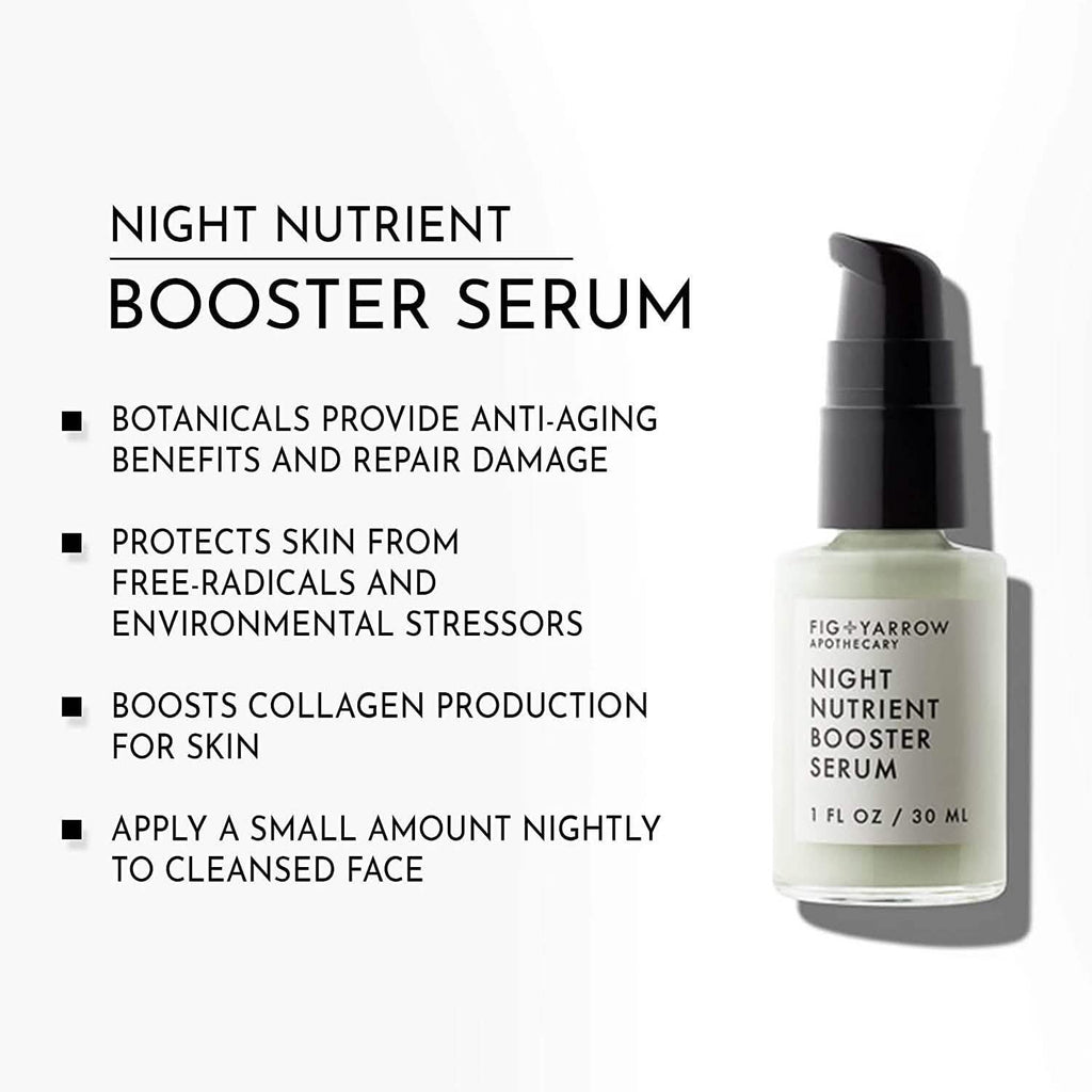 2-Pack: Fig+Yarrow Night Nutrients Booster Serum 1 FL OZ