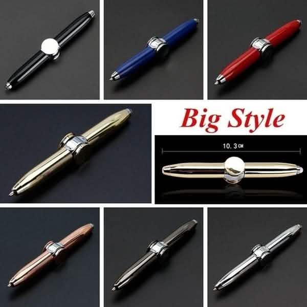 2-Pack: Finger Gyro Spinner Pen