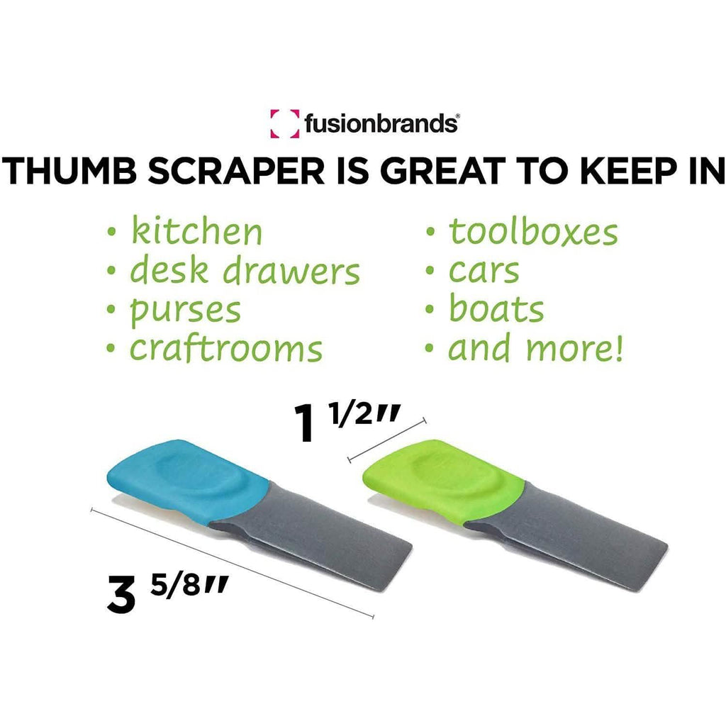 2-Pack: FusionBrands Thumb Scraper Tool