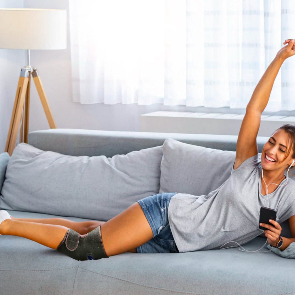 2-Pack: Heated Knee Massage Wrap