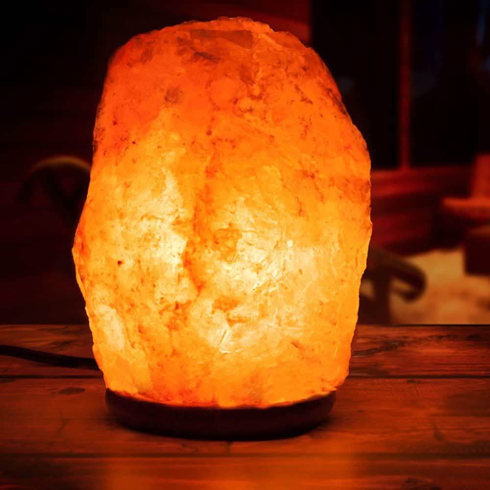 2-Pack: Hemingweigh Hand Carved Natural Crystal Himalayan Salt Lamp