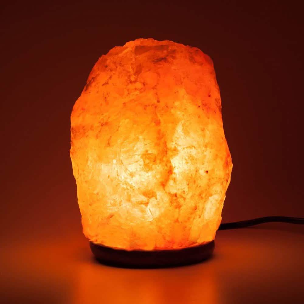 2-Pack: Hemingweigh Hand Carved Natural Crystal Himalayan Salt Lamp