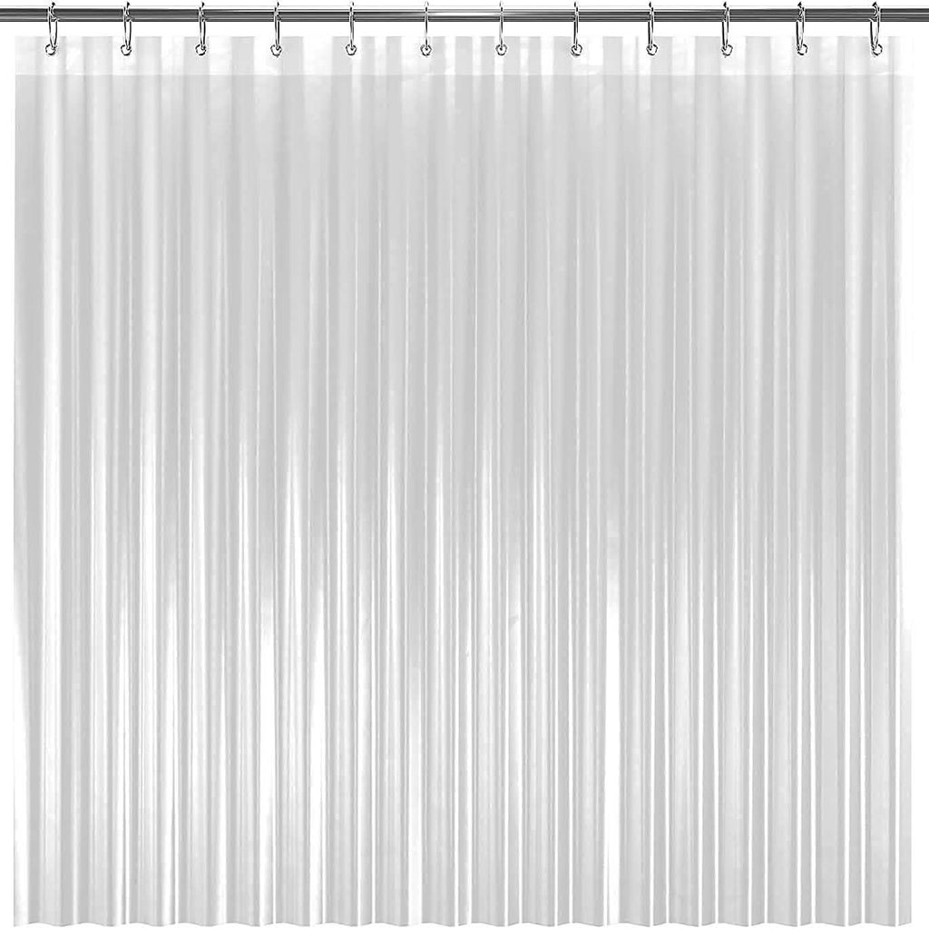2-Pack: Hotel-Quality Heavy Shower Curtain Liner with Metal Grommets + Magnets