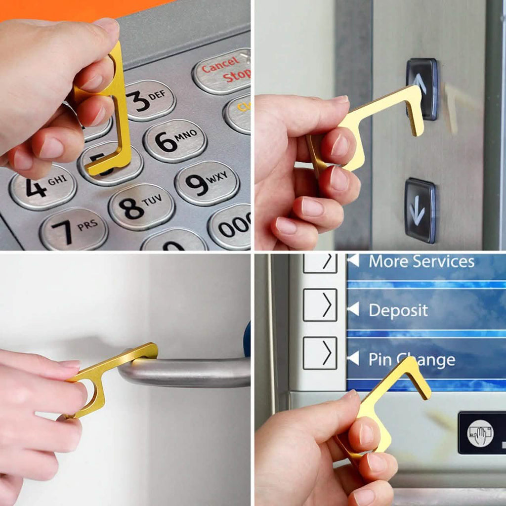 2-Pack: Portable Press Elevator Tool and Door Handle Key