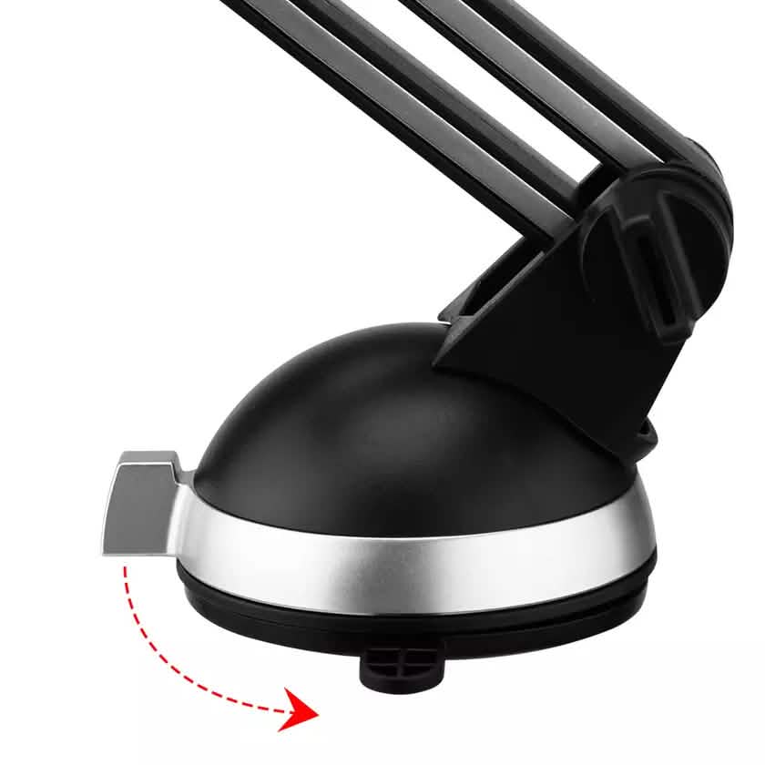 2-Pack: LAX Extendable Car Mount Holder for Cellphone with Adjustable Clamp