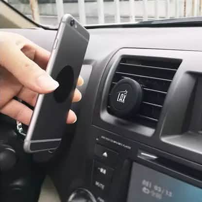 2-Pack: LAX Universal Magnetic Air Vent Mount for Smartphones and GPS Devices