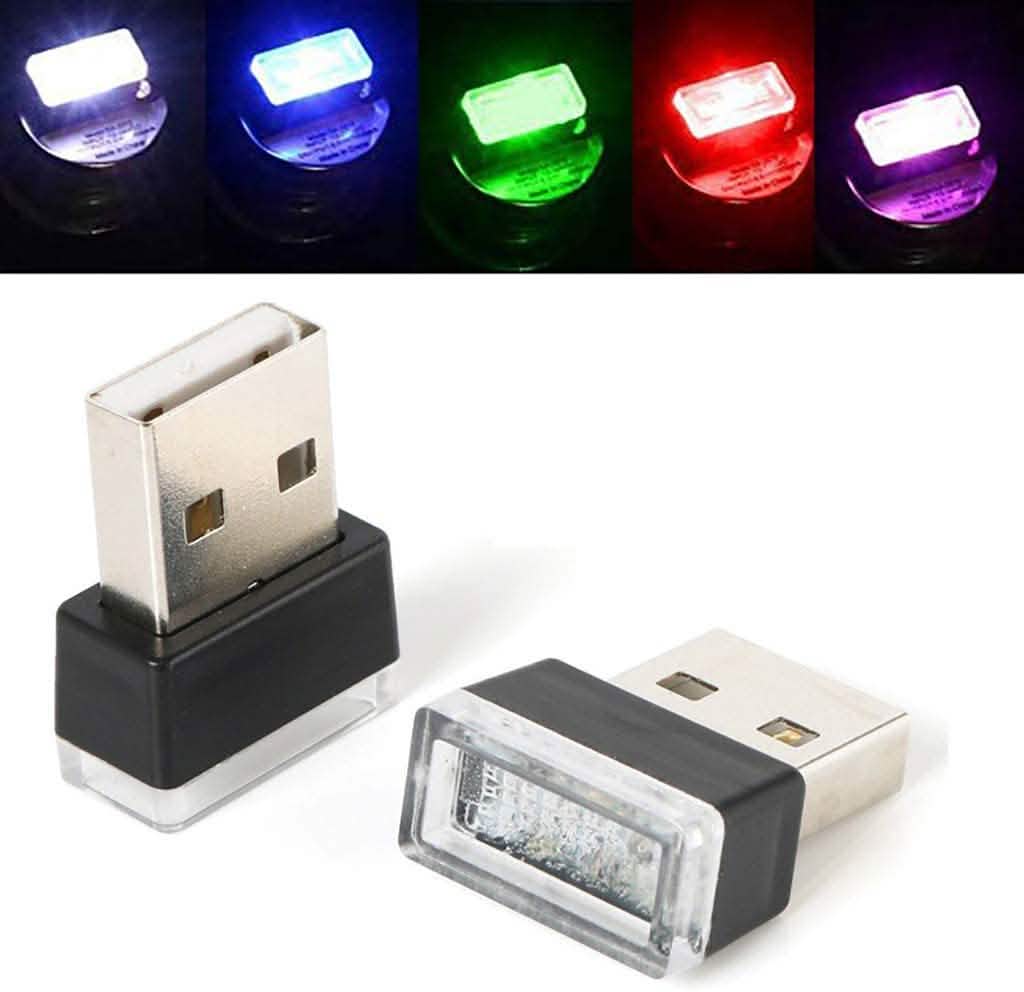 2-Pack: LED Mini Light Car Interior Wireless Atmosphere Light