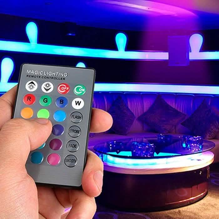 2-Pack: Magic Light Color-Changing LED Light Bulbs with Remote Control