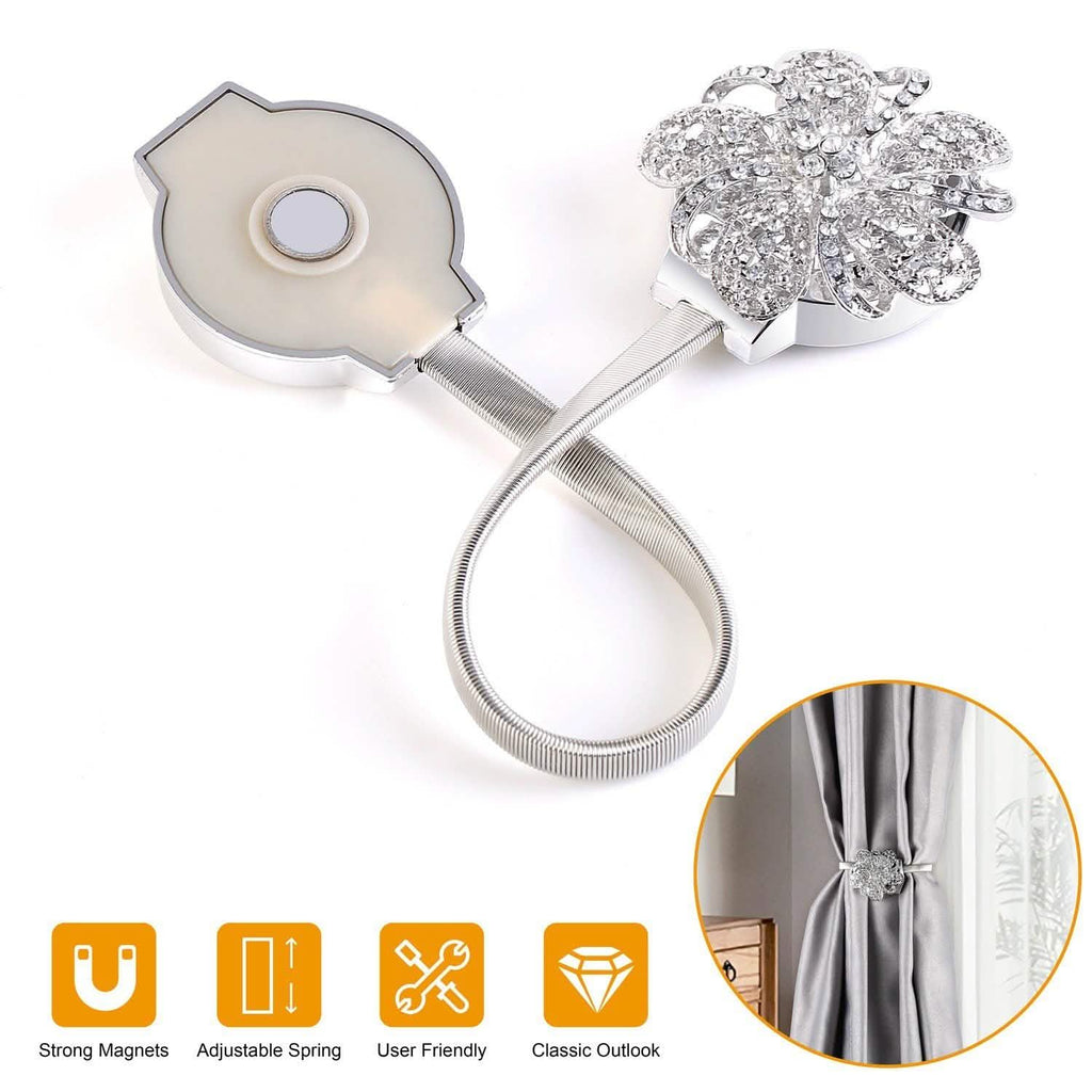 2-Pack: Magnetic Curtain Tiebacks