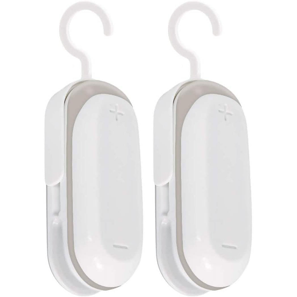 2-Pack: Mempedont Mini Bag Sealer - Heat Sealer for Plastic Bags