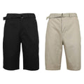 2-Pack: Men's Cotton Chino Shorts with Belt