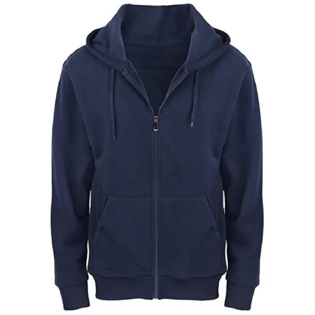 2-Pack: Men's Fleece Cotton Blend Full-Zip Hoodie